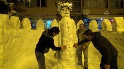 Amasya'da Eğitime Kar Engeli