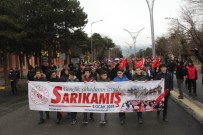 SARIKAMIŞ ŞEHİTLERİ - Erzincan'da Vefakar Gençlik Fedakar Ecdadı İçin Yürüdü