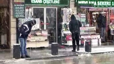 Konya'da Kar, Kartpostallık Görüntüler Ortaya Çıkardı