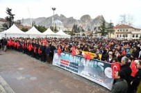 MUSTAFA ARSLAN - Soğuk Havada Sarıkamış Şehitleri İçin Yürüdüler