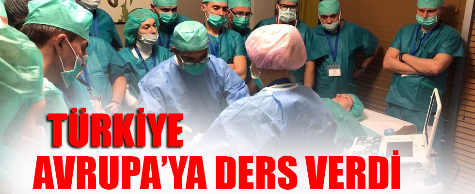 Türkiye Avrupa'ya sağlıkta ders verdi!