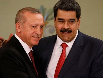 Cumhurbaşkanı Erdoğan Maduro ile görüştü