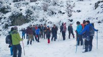 BEYKÖY - Ödemişli Dağcılar Bu Kez Karla Kaplı Aydın Dağları'na Tırmandı