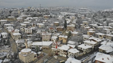 Safranbolu'da Kar Sonrası Ortaya Kartpostallık Görüntüler Çıktı