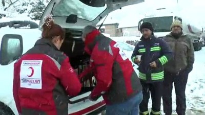 Bolu Dağı'nda Sürücülerin Yardımına Türk Kızılay Koştu
