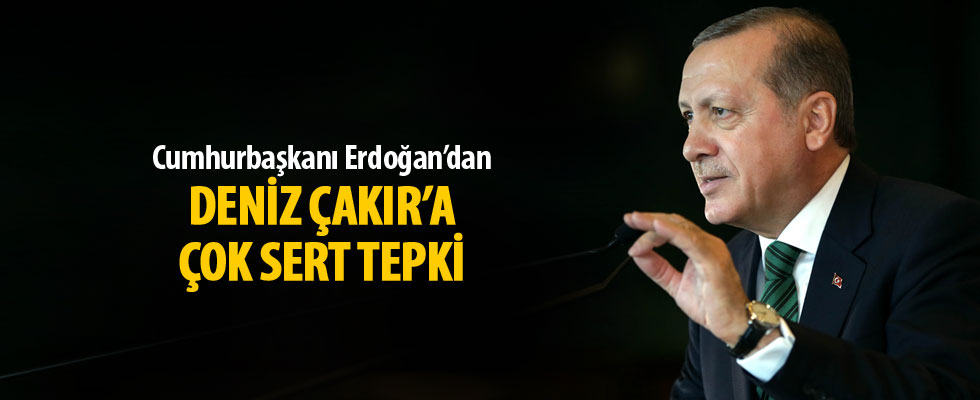 Cumhurbaşkanı Erdoğan'dan oyuncu Deniz Çakır'a sert tepki