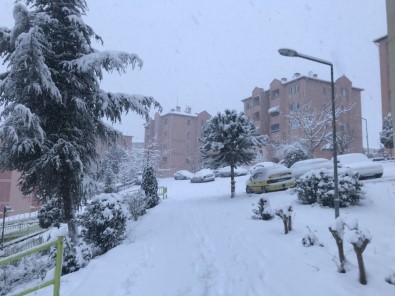 Sakarya'da Şehir Merkezinin Yüksek Kesimlerinde Kar Etkili Oldu