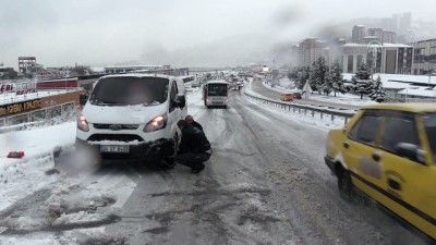 Zonguldak'ta Kar Yağışı Ve Sis