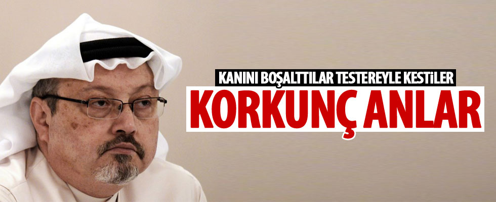 Cemal Kaşıkçı cinayetinden korkunç anlar