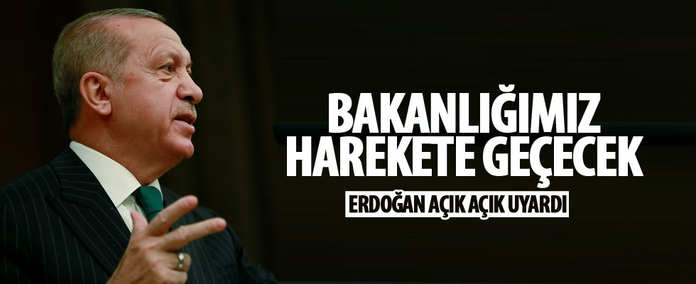 Erdoğan'dan dikkat çeken uyarı