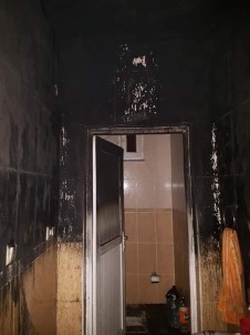Fatsa'da Ev Yangını Ucuz Atlatıldı