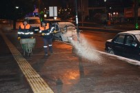 TAŞIMALI EĞİTİM - Kdz Ereğli Belediyesi Gece Boyu Tuzlama Yaptı