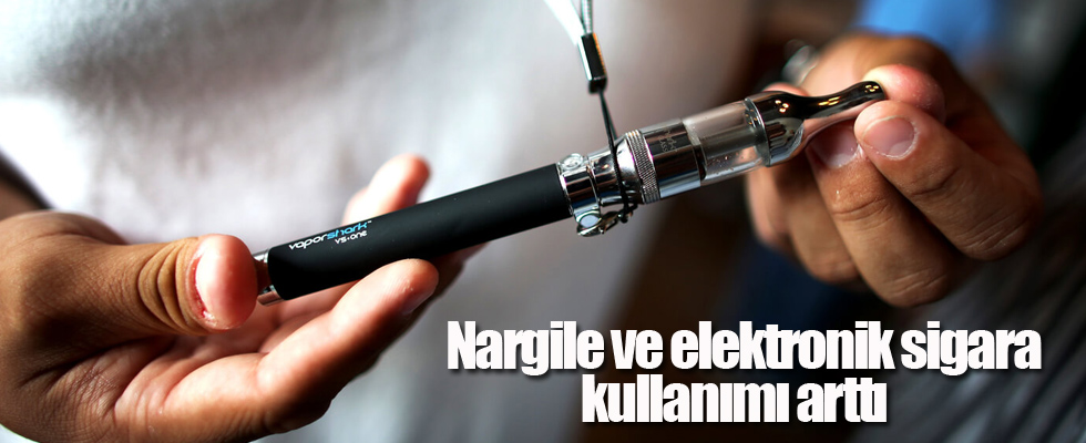 Nargile ve elektronik sigara kullanımı arttı