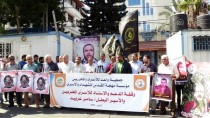 ASKERİ HAKİM - Açlık Grevindeki Filistinli Tutuklulara Destek Gösterisi