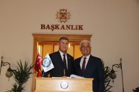 GENETIK - Arnavutluk Avlonya Valisi Başkan Gürün'ü Ziyaret Etti