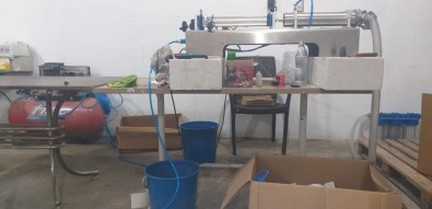 Kameralarla Korunan Sahte İçki İmalathanesine Operasyon