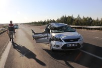 Şanlıurfa'da Otomobil Tıra Çarptı Açıklaması 2 Yaralı