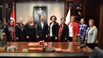 KADIN DERNEĞİ - Başkan Ataç Trabzon Yaşam Kadın Derneğiyle Bir Araya Geldi