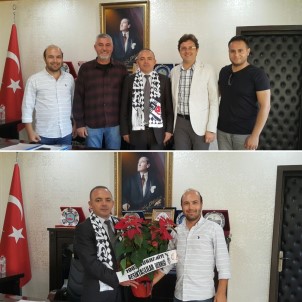 Beşiktaşlılar Kaymakam Öner'i Ziyaret Etti