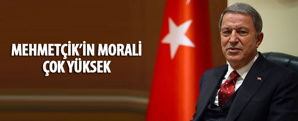 Milli Savunma Bakanı Akar: Mehmetçik'in morali çok yüksek