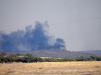 SÜLEYMAN ŞAH - Süleyman Şah Türbesi Çevresindeki YPG/PKK Hedefleri Yoğun Ateş Altında