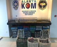 Alanya'da 225 Şişe Sahte İçki Ele Geçirildi