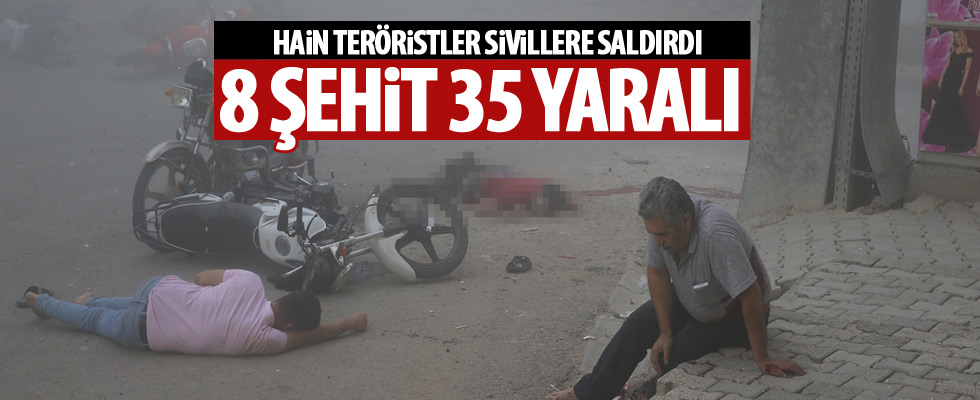 Nusaybin'de sivillere saldırı