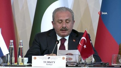 TBMM Başkanı Şentop, 3. Parlamento Başkanları Konferansının Kapanış Konuşmasını Gerçekleştirdi