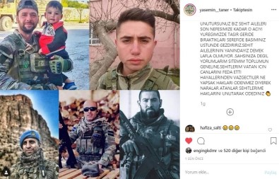 Afrin Şehidini Yeni Şehit Gibi Paylaşanlar Şehit Eşini Derinden Yaraladı