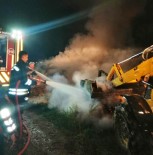 DALAMA - Aydın'daki Yangında 700 Paket Saman Zarar Gördü