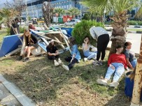 TATBIKAT - Büyükşehir İtfaiyesinden Hastane Tatbikatına Destek