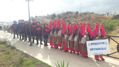 Başçayır Ortaokulu, Antalya Yörük Festivali'ni Renklendirdi