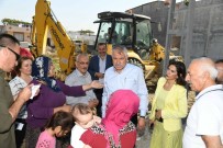 TEMEL ATMA TÖRENİ - Başkan Karalar Projelerin Takibinde