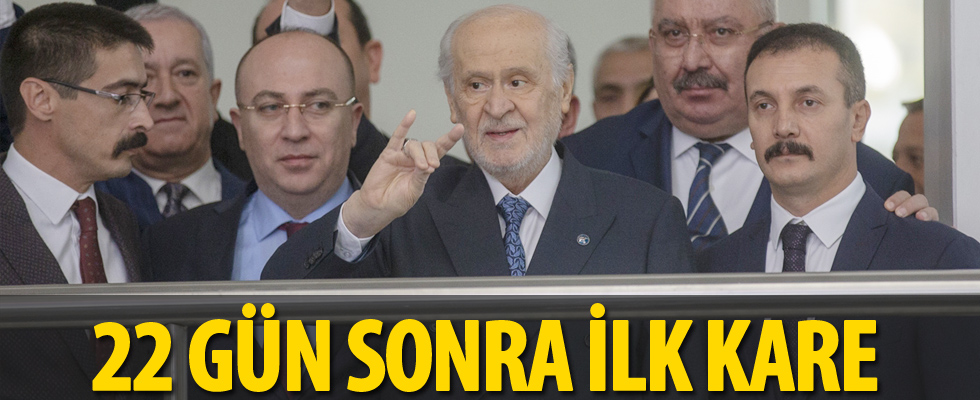 Devlet Bahçeli Parti Genel Merkezine geldi