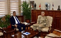 TUGAY KOMUTANI - İl Müdürü Çelik, Tuğgeneral Yalçınkaya İle Bir Araya Geldi