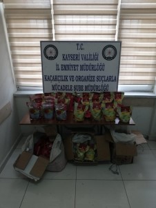 Kayseri'de Kaçak Sigara Ve Kaçak Tütün Operasyonu