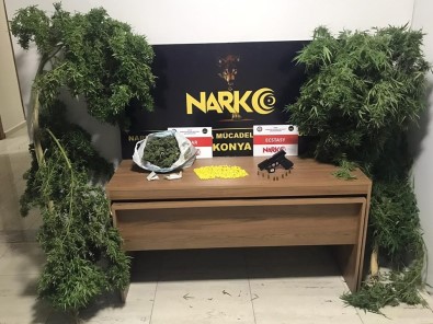 Konya'da Uyuşturucu Operasyonu Açıklaması 9 Gözaltı