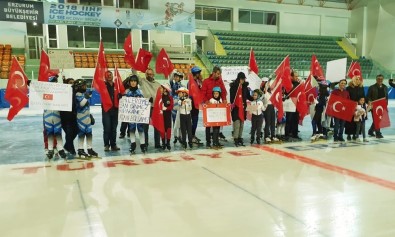 Sürat Pateni Sporcularından Mehmetçiğe Destek