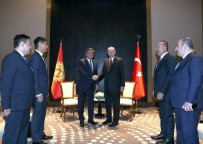 ÖZBEKISTAN - Cumhurbaşkanı Erdoğan, Kırgız Mevkidaşı Ceenbekov İle Görüştü