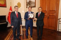 KAMU DENETÇİLERİ - Kamu Başdenetçisi Malkoç'tan Vali Öksüz'e Ziyaret