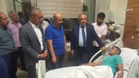 MEHMET TURGUT - Rektör Turgut'tan Yaralı Askere Ziyaret
