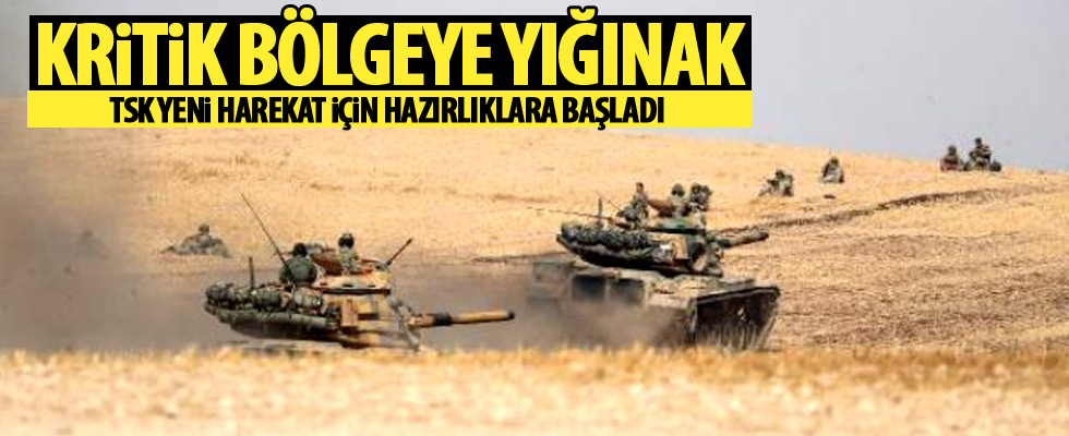 TSK yığınağa başladı!