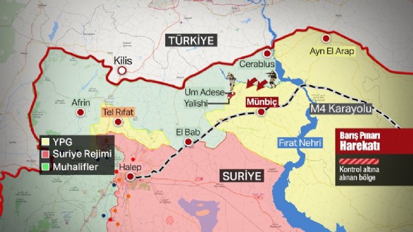 ABD Münbiç'ten çekildi, Rusya devriye görevinde