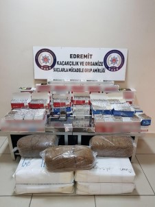 Edremit'te Polisten Kaçak Tütün Operasyonu