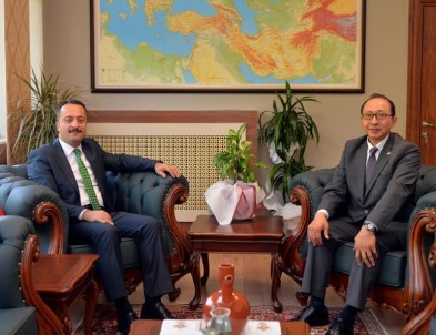 Japon Başkonsolos Nıshımakı'dan Vali Şentürk'e Ziyaret