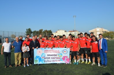 Kaymakam Türköz'en Futbol Takımına Amatör Spor Haftası Ziyareti
