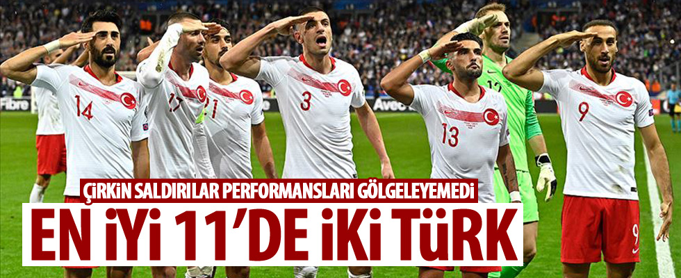 UEFA'nın en iyi 11'inde iki Türk oyuncu yer aldı