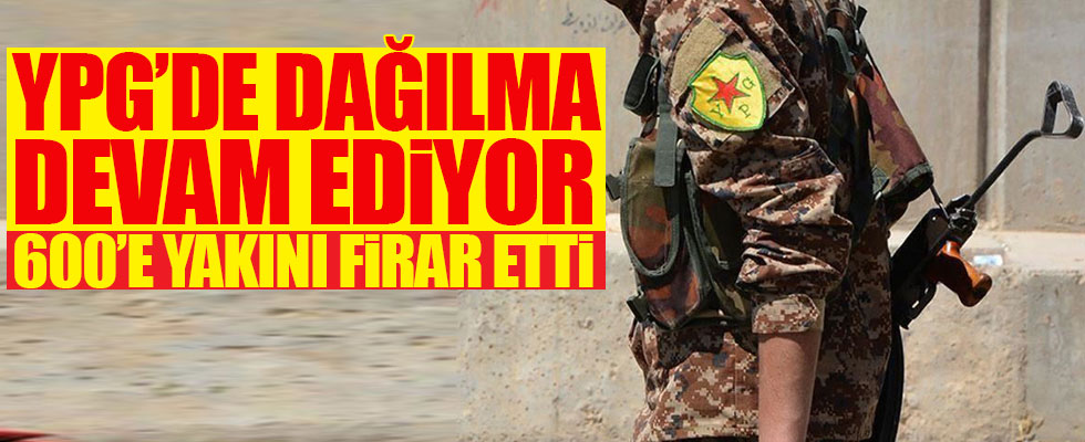 600'e yakın YPG'li terörist firar etti
