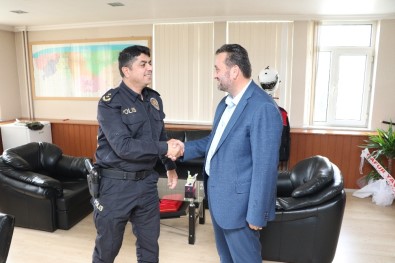 Başkan Yanmaz'dan Yeni İlçe Emniyet Müdürüne Ziyaret