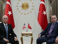 CUMHURBAŞKANLIĞI KÜLLİYESİ - Cumhurbaşkanı Erdoğan ABD Başkan Yardımcısı Pence'i kabul etti